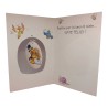 Biglietto di Auguri Matrimonio Doodles – Design Romantico con Orsetti Sposi e Strass