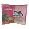 "Biglietto di Auguri Pop-Up 3D Looney Tunes – Simpatica Gattina con Torta di Compleanno"