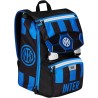 Zaino Scuola Estensibile Seven F.C. Inter – “Fino alla Vittoria” | Doppio Scomparto, Sdoppiabile, Porta Borraccia – Nero Blu