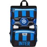Zaino Scuola Estensibile Seven F.C. Inter – “Fino alla Vittoria” | Doppio Scomparto, Sdoppiabile, Porta Borraccia – Nero Blu