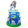 Torta Scenografica in Polistirolo Capitan Tsubasa Holly e Benji – Personalizzata con Nome ed Età – Decorazione per Compleanno