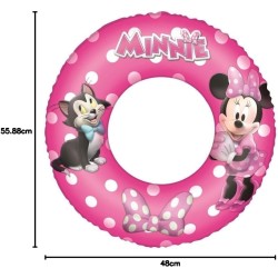 Salvagente Ciambella Gonfiabile Minnie Disney per Bambini 3-6 Anni – Ø 56 cm – Bestway – PVC Resistente