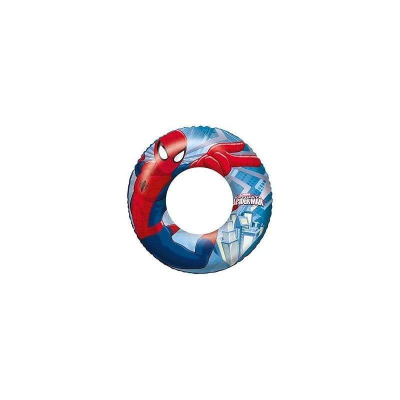 Salvagente Ciambella Gonfiabile Spiderman Marvel – Ø 56 cm – Bambini 3-6 Anni in PVC Resistente