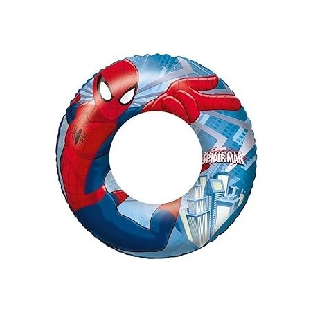 Salvagente Ciambella Gonfiabile Spiderman Marvel – Ø 56 cm – Bambini 3-6 Anni in PVC Resistente