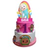 Torta Scenografica Compleanno Bambino Personalizzata Cocomelon con Nome ed Età – Polistirolo Decorativo 3D