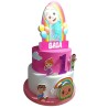 Torta Scenografica Compleanno Bambino Personalizzata Cocomelon con Nome ed Età – Polistirolo Decorativo 3D
