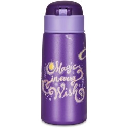 Borraccia Termica Bambina Seven WISH Disney 460 ml – Acciaio Inox, Cannuccia, Borraccia Asilo con Principesse Disney
