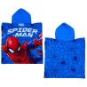 Poncho Mare Bambino Spiderman Marvel – Accappatoio con Cappuccio in Microfibra 110x55 cm