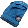 Accappatoio SSC Napoli Adulto Taglia L con Cappuccio e Tasche – 100% Spugna di Cotone