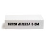 Base in Polistirolo Rettangolare 15X20 cm Altezza 5 cm – Supporto per Torte a Piani e Cake Design Professionale
