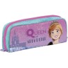 Astuccio Portapenne Frozen Disney – Scuola Bambine, Zip, Ecopelle Iridescente – Seven 22x9x5 cm