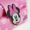 Astuccio Portapenne Minnie Disney – Rosa con Faccina 3D, Chiusura in Velcro e Zip – Bambina Scuola
