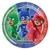 Coordinato Tavolo PJMASK Super Pigiamini – Kit Festa Completo per 8, 16, 24, 32 o 40 Bambini con Piatti, Bicchieri e Tovaglioli