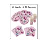 Coordinato Tavola Hello Kitty Fashion – Kit Festa per 8, 16, 24, 32 o 40 Invitati