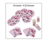Coordinato Tavola Hello Kitty Fashion – Kit Festa per 8, 16, 24, 32 o 40 Invitati