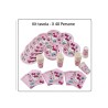 Coordinato Tavola Hello Kitty Fashion – Kit Festa per 8, 16, 24, 32 o 40 Invitati