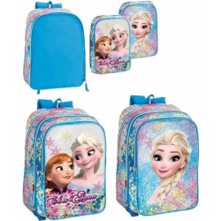 Zaino Scuola Estensibile Intercambiabile 44 cm – 2 Fantasie Soul & Frozen Disney