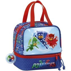 Cestino Termico Porta Colazione PJ Masks Ufficiale – Asilo e Scuola – Safta 20x15x20 cm