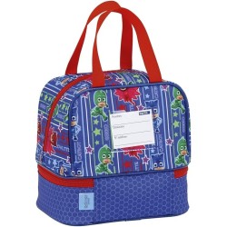 Cestino Termico Porta Colazione PJ Masks Ufficiale – Asilo e Scuola – Safta 20x15x20 cm