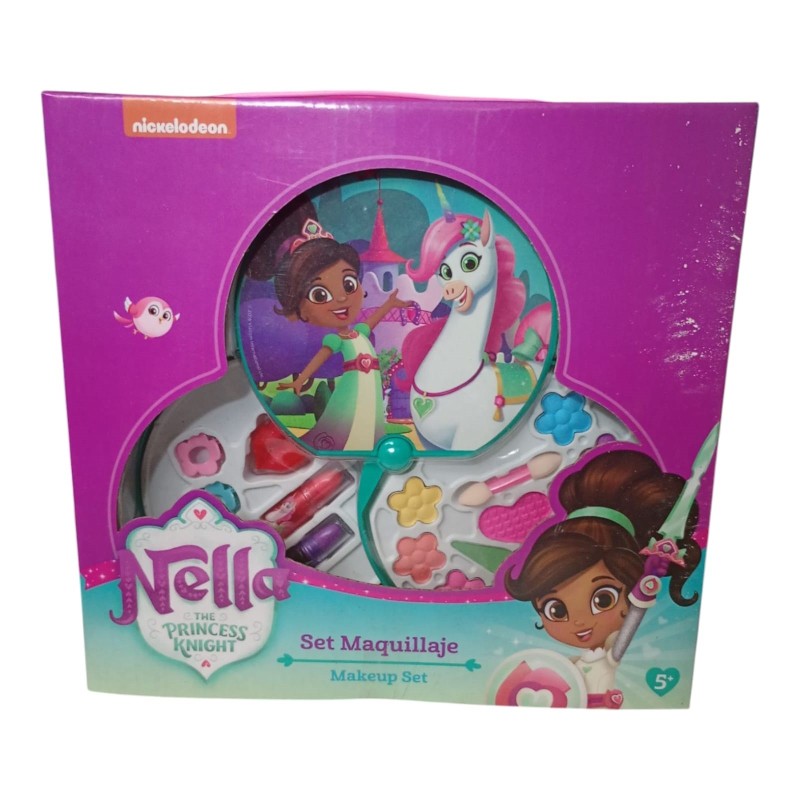 Trousse Make Up per Bambine con Specchio – Set Trucco Giocattolo a Due Livelli