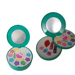 Trousse Make Up per Bambine con Specchio – Set Trucco Giocattolo a Due Livelli