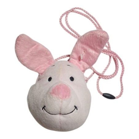 Borsetta Tracolla Bambina Pimpi Winnie the Pooh – Pochette Morbida Rosa 15x13 cm – Mini Borsa Peluche con Zip