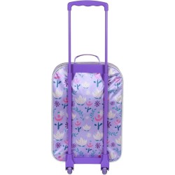 Valigia Trolley Bambina Disney Frozen 2 – Soft 3D Lilla, Bagaglio a Mano 52x33x17 cm, Capacità 26L