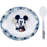 Set Pappa Microonde Disney Baby Mickey – Piatto Fondo e Cucchiaio per Bambina 10+ Mesi