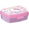 Portapranzo Hello Kitty – Contenitore Merenda Bambina | Scatola Sandwich Rosa 17x14x6 cm