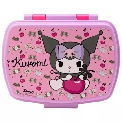 Portapranzo Kuromi Hello Kitty – Contenitore Merenda e Sandwich 17x14x6 cm – Lunch Box Bambina Scuola Asilo