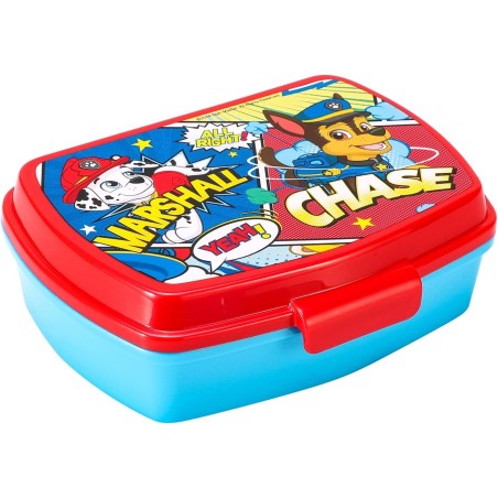Portapranzo Paw Patrol Bambini – Contenitore Merenda 17x14x6 cm – Lunch Box Sandwich Scuola Asilo