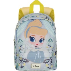 Zaino Asilo Disney Cenerentola 27cm – Leggero e Colorato, con Tasca Frontale e Schienale Imbottito