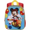 Zainetto 3D Disney Topolino Elite Blu – Zaino per Bambini con Effetto Scooter, 25x30 cm, Capacità 7L
