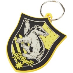 Portachiavi Harry Potter Hufflepuff in Gomma – Gadget Ufficiale, Idea Regalo per Fan, Collezione Hogwarts