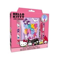 Diario Segreto Hello Kitty con Lucchetto, Penna Magica Invisibile e Adesivi – Idea Regalo Bambina