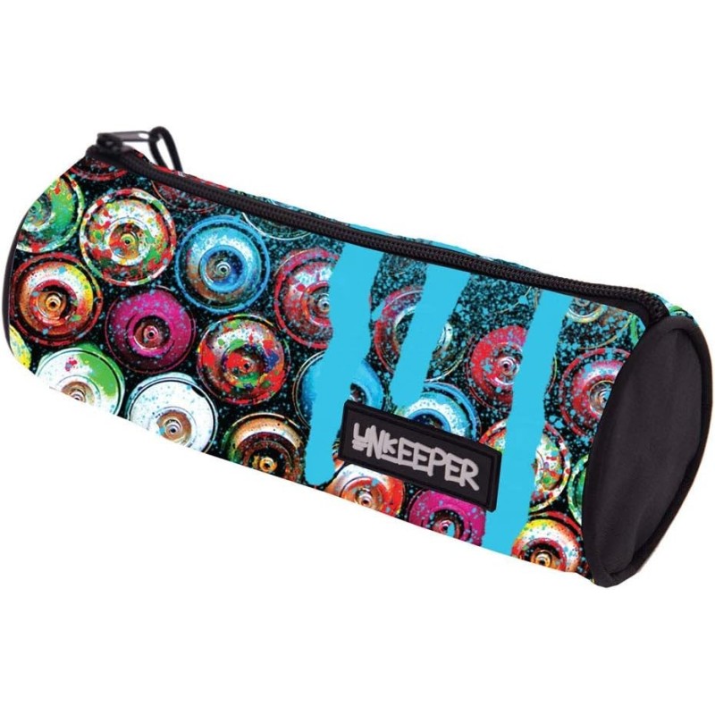 Astuccio Tombolino Unkeeper Spray Cans – Portacolori Morbido 22x8 cm – Design Street Art per Scuola e Tempo Libero