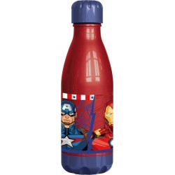 Borraccia Avengers 560 ml – Bottiglia in Plastica per Bambini con Personaggi Marvel