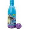 Borraccia Bambini Stitch 560 ml – Bottiglia in Plastica con Tappo a Vite – Ideale per Scuola, Sport e Spiaggia