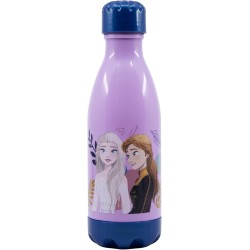 Borraccia Frozen Disney Elsa & Anna – 560 ml – Bottiglia in Plastica con Tappo a Vite