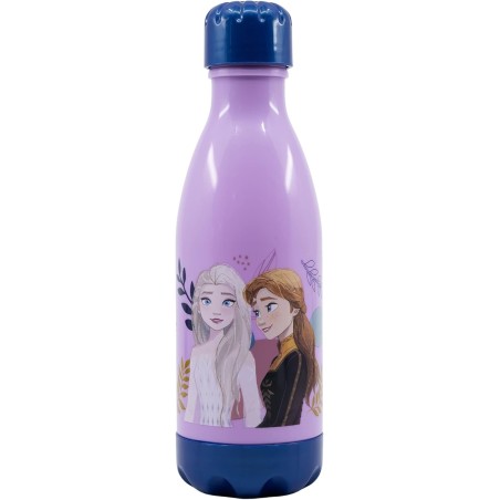 Borraccia Frozen Disney Elsa & Anna – 560 ml – Bottiglia in Plastica con Tappo a Vite