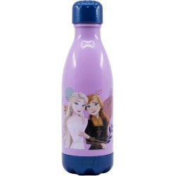 Borraccia Frozen Disney Elsa & Anna – 560 ml – Bottiglia in Plastica con Tappo a Vite