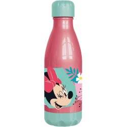 Borraccia Bambina 560 ml Minnie Disney – Bottiglia in Plastica con Tappo a Vite, Antigoccia, Scuola e Tempo Libero
