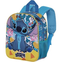 Zaino Asilo Bambini Stitch 3D – Con Tasche Laterali – Zainetto Disney Comodo e Capiente per Scuola e Tempo Libero