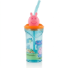 Bicchiere Bambini Peppa Pig 3D con Cannuccia Ripiegabile – 360 ml, BPA Free, Plastica Sicura – Tazza per Scuola e Tempo Libero
