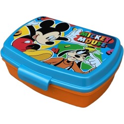 Set Pranzo Mickey Mouse Disney - Porta Merenda + Borraccia 400 ml - Scuola e Tempo Libero
