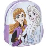 Zaino Scuola Bambina Frozen Disney Blu con Elsa e Anna – 25x20x29 cm – Zainetto Asilo Elementari con Cerniera – Ufficiale