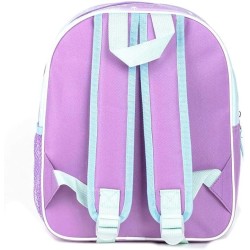 Zaino Scuola Bambina Frozen Disney Blu con Elsa e Anna – 25x20x29 cm – Zainetto Asilo Elementari con Cerniera – Ufficiale