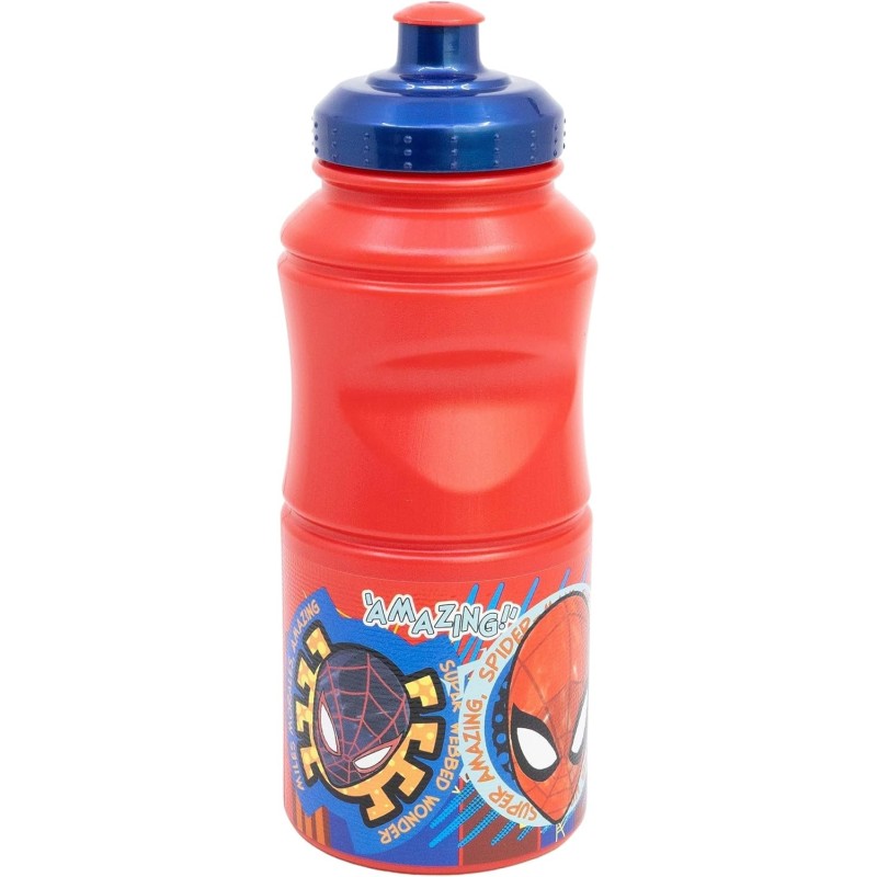 Borraccia Spiderman Marvel – 420 ml – Bottiglia Riutilizzabile con Beccuccio Retrattile