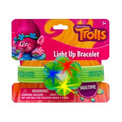 Bracciale con fiore illuminato in 3 diversi colori Trolls -