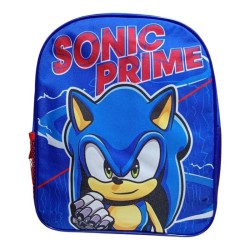 Kit Asilo Bambino Sonic 5 Pezzi Ufficiale SEGA – Zaino, Tovaglietta, Posate, Borraccia e Portamerenda – Set Scuola